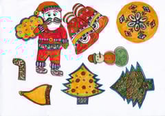 POTLI  DIY Ornament kit - Handmade Tholu Christmas Puppets - For 8 yrs - 80 yrs