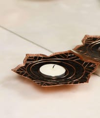 Ekibeki-Deeva Copper Enamel Tealight Single
