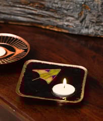 Ekibeki-Zhep Copper Enamel Tealight (Set of 2)