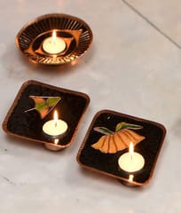 Ekibeki-Zhep Copper Enamel Tealight Single
