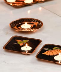 Ekibeki-Zhep Copper Enamel Tealight Single