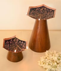 Ekibeki-Diya Stand - Large (Blue) | Archana |Samai