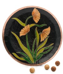 Ekibeki-Vasant Copper Enamel Wall Plate (1pc)