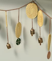 Ekibeki-Jhankaar Golden Grass Green Toran