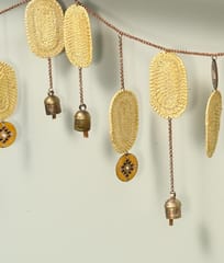 Ekibeki-Jhankaar Golden Grass Black & Yellow Toran