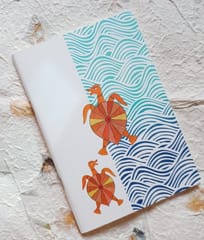 Ekibeki-Notebooks "Ocean Series" Set of 6 Patchitra Softbound A6 size