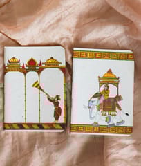 Ekibeki-Elephant in Chitrakathi A6 Notebook (Single)