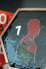 Ekibeki - Copper Enamel Ronaldo Wall Plate