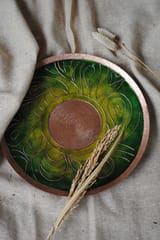 Ekibeki - Lakire Koyari Black Wallplate cum Candle Holder