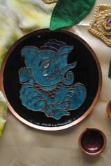 Ekibeki - Ekadanta Ganesha Wallplate Black