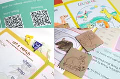 IVEI Set of 8 Panchatantra Books with 2 DIY Magnets