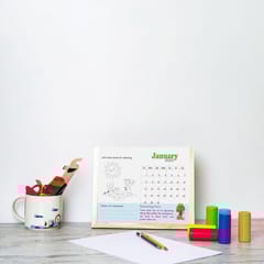 IVEI Kids Activity calendar with pen stand