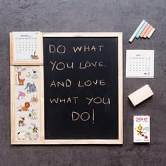 IVEI - Kids Metal Board & Blackboard with Calendar