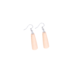 IVEI WOODEN 3D EARRINGS CUBOIDS & CONES - SET OF 8