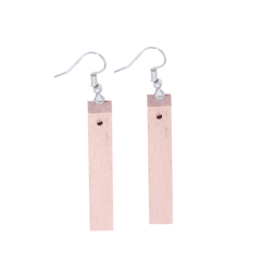 IVEI WOODEN 3D EARRINGS CUBOIDS & CONES - SET OF 8