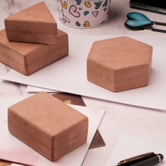 IVEI MDF MIXED SHAPES PAPER WEIGHTS - SET OF 4