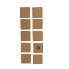 IVEI MDF Square 3 inch Magnets -Set of 10 - 3 mm