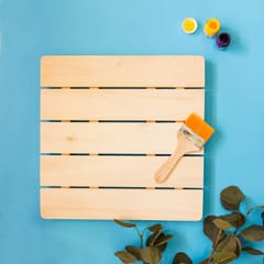 IVEI Wooden Nameboard Square
