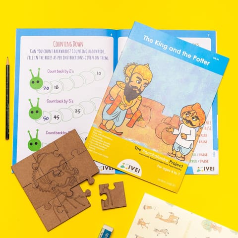IVEI - The King and the Potter - Workbook and DIY puzzle - 4 to 7 yrs