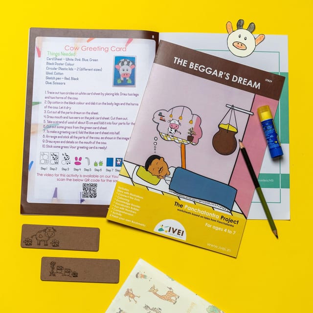 IVEI The Beggar‚Äö Dream - Workbook and 2 DIY Bookmarks - 4 to 7 yrs