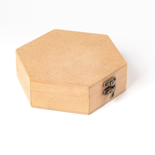 IVEI MDF Hexagon Box