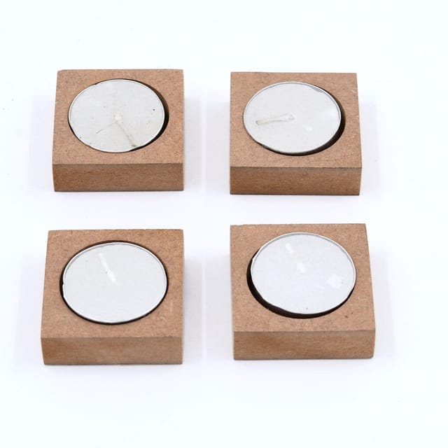 IVEI Tealight Candles - Set of 4 (single)
