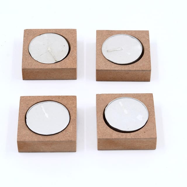 IVEI Tealight Candles - Set of 4 (single)