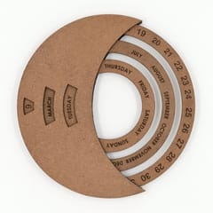 IVEI MDF Circular Perpetual Calendar
