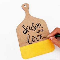 IVEI MDF Board Cutouts - Chopping Board Shaped - DIY Set of 2