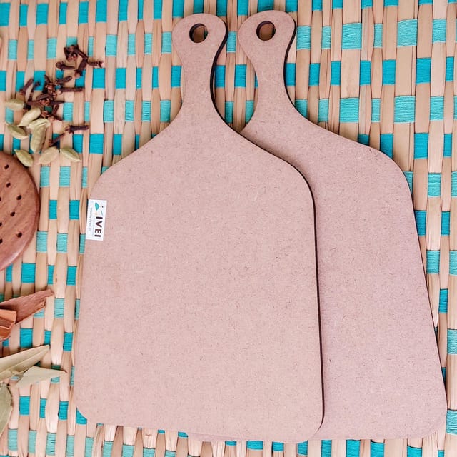 IVEI MDF Board Cutouts - Chopping Board Shaped - DIY Set of 2