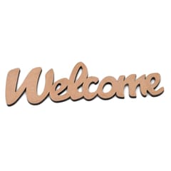 IVEI MDF Welcome Plaque - DIY