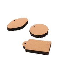 IVEI MDF Gift Tag/Message Tag Cutouts - DIY Set of 15
