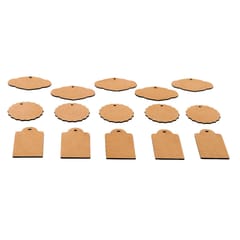 IVEI MDF Gift Tag/Message Tag Cutouts - DIY Set of 15