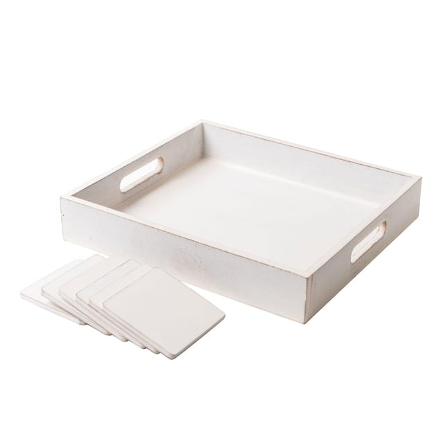 IVEI Tray and Coaster-Set of 6 (with Primer)