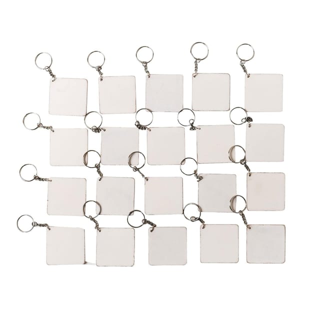 IVEI Keychain Square - 2 in *2 in - Set of 20 (with Primer)