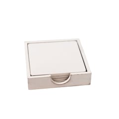 IVEI MDF Coasters with Holder (with Primer)
