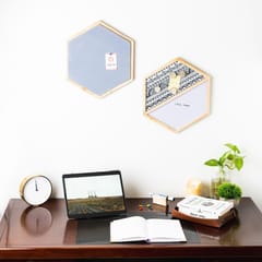 IVEI Hexa Utility Wall decor set (Write / Pin / Magnet / Decor)