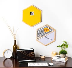 IVEI Hexa Utility Wall decor set (Write / Pin / Magnet / Decor)