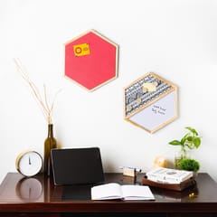 IVEI Hexa Utility Wall decor set (Write / Pin / Magnet / Decor)
