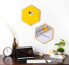 IVEI Hexa Utility Wall decor set (Write / Pin / Magnet / Decor)