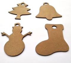 IVEI MDF Cut Out Christmas Pack - set of 20