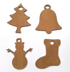 IVEI MDF Cut Out Christmas Pack - set of 20