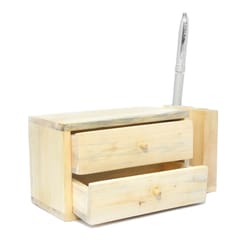 IVEI Wooden Pen Holder with Drawers - Desk Organizer