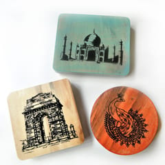 IVEI India Souvenir Magnets - Set of 3