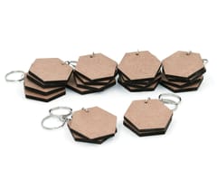 IVEI Hexagon Key chains - Set of 20