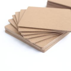 IVEI MDF Square Coasters (3mm) -Set of 20