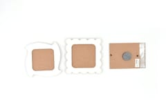 IVEI MDF Photoframe Magnets - Set of 3 (with/without primer)