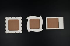IVEI MDF Photoframe Magnets - Set of 3 (with/without primer)