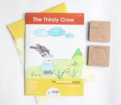 IVEI  The Thirsty Crow - Workbook and 2 DIY Magnets - 4 to 7 yrs
