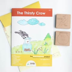 IVEI  The Thirsty Crow - Workbook and 2 DIY Magnets - 4 to 7 yrs